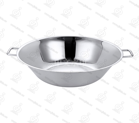 stainless steel wok
